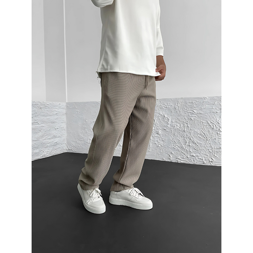 Heren Ribgebreide Broek